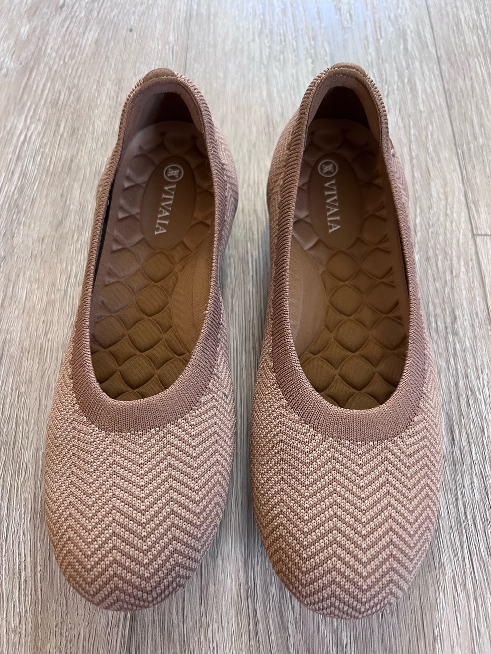 Vivaia Round-Toe Flats (Claire) in Espresso Brown - Picture 7 of 16